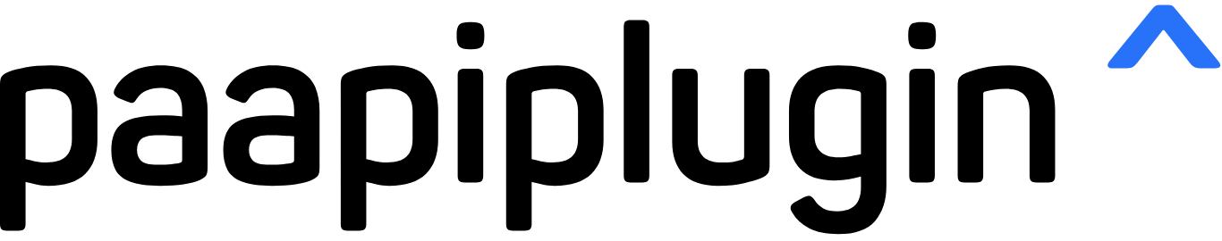 PaapiPlugin wordmark, color, raster