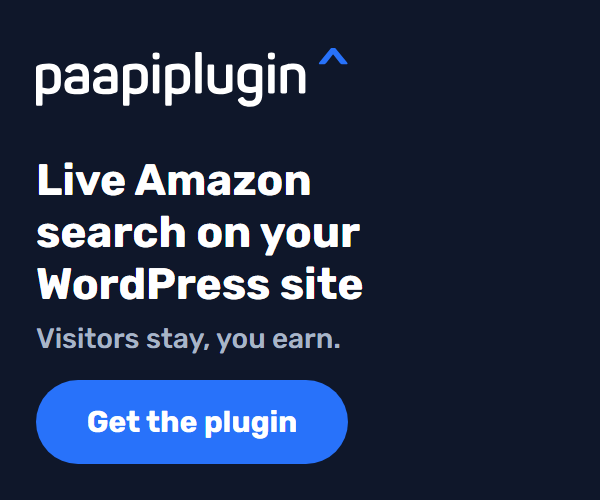 PaapiPlugin 300x250 medium rectangle, wedge variant: Live Amazon search on your WordPress site
