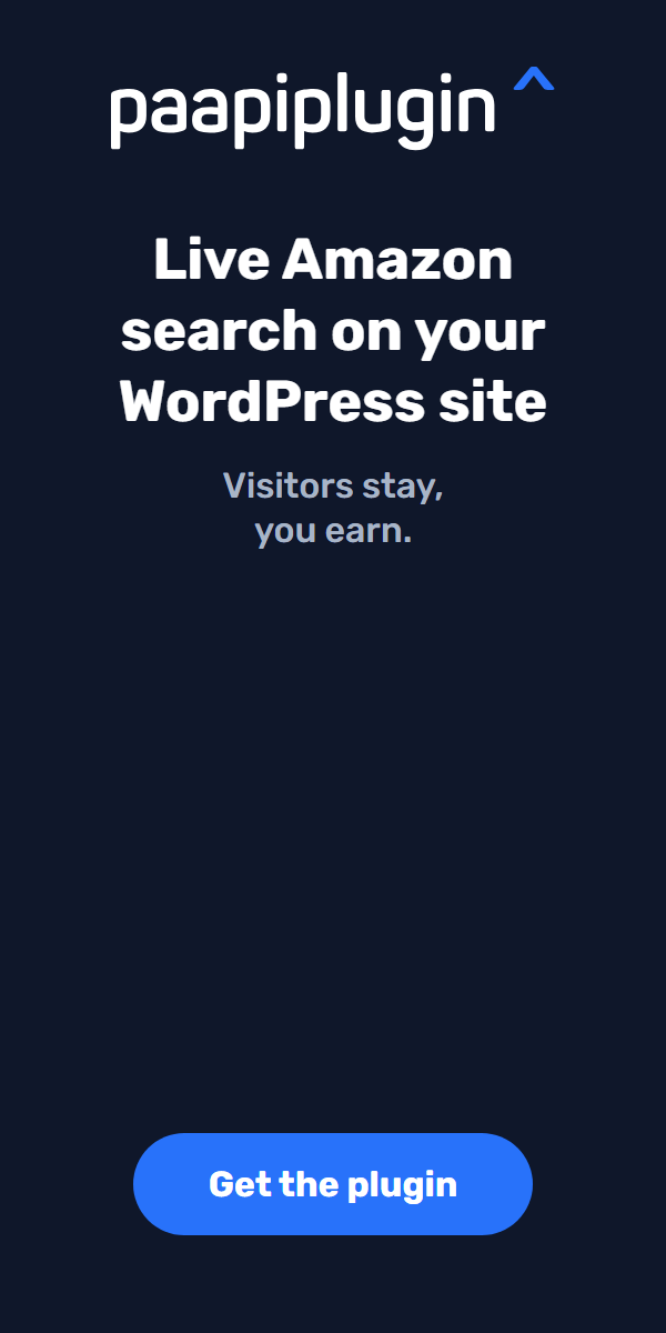 PaapiPlugin 300x600 half page, wedge variant: Live Amazon search on your WordPress site