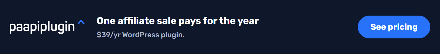 PaapiPlugin 728x90 leaderboard, math variant: One affiliate sale pays for the year